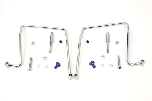 V-Twin Chrome Saddlebag Support Kit - 31-0818