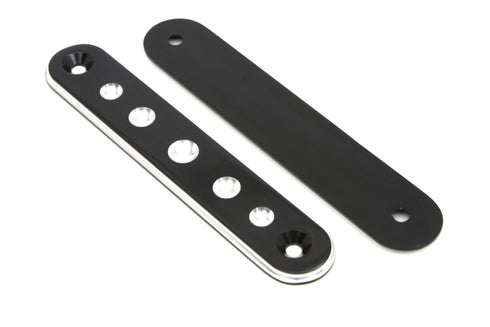 V-Twin Black Spotlamp Eliminator Bracket Set - 31-0829