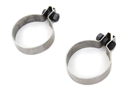 V-Twin Panhead Header Clamp Set - 31-0834