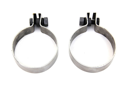 V-Twin Panhead Header Clamp Set - 31-0834