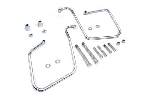 V-Twin Chrome Saddlebag Support Set - 31-0921