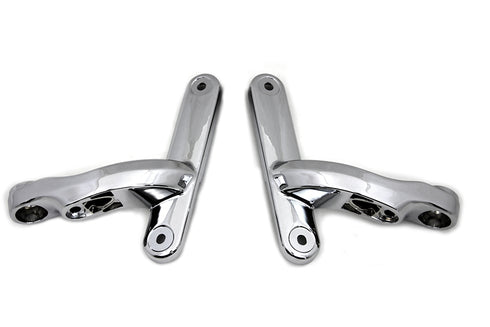 V-Twin Chrome Spotlamp Bracket Set - 31-0927