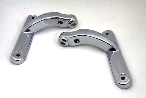 V-Twin Chrome Spotlamp Bracket Set - 31-0927