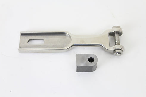 V-Twin Polished Stainless Steel Solo Seat Nose Pivot Kit - 31-0975