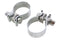 V-Twin Chrome 1-7/8 inch Muffler End Clamp Set - 31-1007