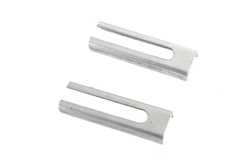 V-Twin Raw Exhaust Mount Channel Bracket Set - 31-1019