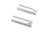 V-Twin Raw Exhaust Mount Channel Bracket Set - 31-1019