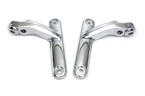 V-Twin Chrome Spotlamp Bracket Set - 31-1027