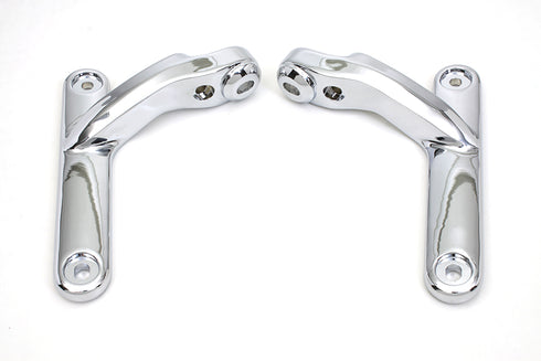 V-Twin Chrome Spotlamp Bracket Set - 31-1027