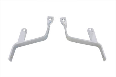 Paughco Bullet Style Tail Lamp Bracket Set Chrome - 31-1206
