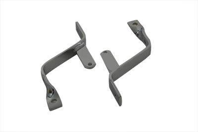 Paughco Bullet Style Tail Lamp Bracket Set Chrome - 31-1206