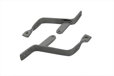 Paughco Bullet Style Tail Lamp Bracket Set Chrome - 31-1206