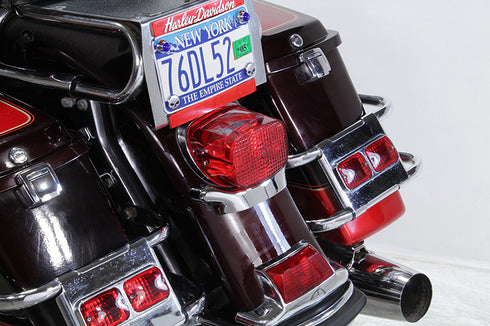 V-Twin Chrome Blinker Bar Eliminator Bracket - 31-1235