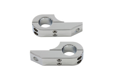 V-Twin Footpeg Extender Clamp Set Chrome - 31-1254