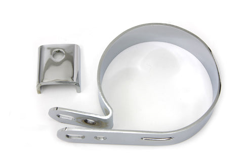 V-Twin Chrome 3-1/4 inch Replica Muffler Clamp - 31-1297