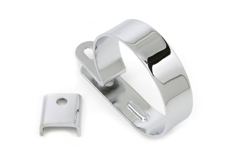 V-Twin Chrome 3-1/4 inch Replica Muffler Clamp - 31-1297