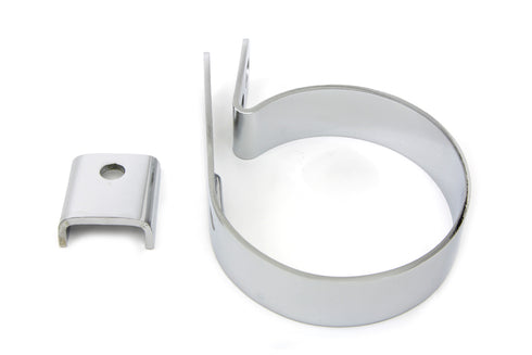 V-Twin Chrome 3-1/4 inch Replica Muffler Clamp - 31-1297