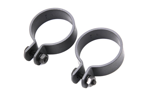 V-Twin Parkerized 1-7/8 inch Muffler End Clamp Set - 31-1322