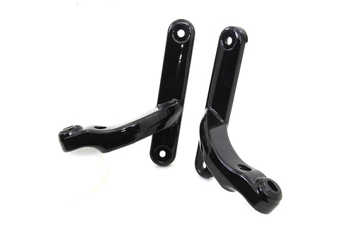 V-Twin Black Spotlamp Bracket Set - 31-1343