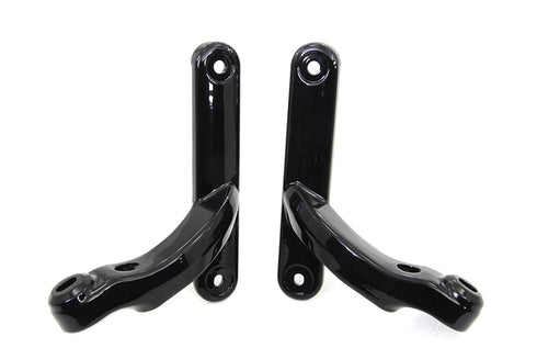 V-Twin Black Spotlamp Bracket Set - 31-1343