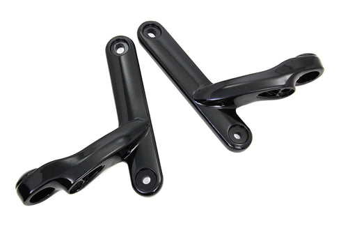 V-Twin Black Spotlamp Bracket Set - 31-1344