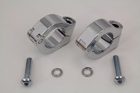 V-Twin Chrome Fog Lamp Engine Bar Clamp - 31-1349