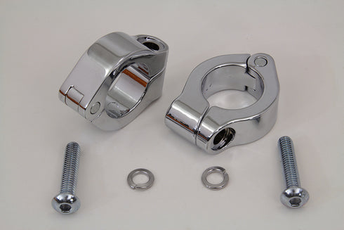 V-Twin Chrome Fog Lamp Engine Bar Clamp - 31-1349