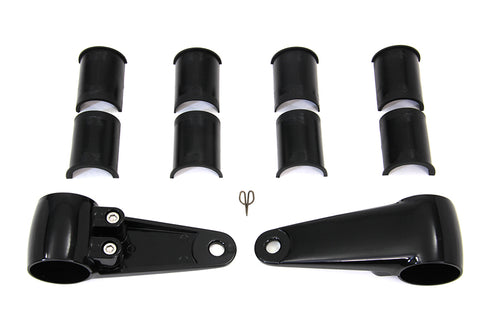 V-Twin Side Mount Headlamp Bracket Kit Black - 31-1351