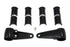 V-Twin Side Mount Headlamp Bracket Kit Black - 31-1351