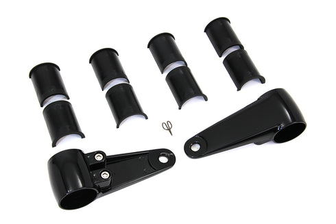 V-Twin Side Mount Headlamp Bracket Kit Black - 31-1351