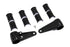 V-Twin Side Mount Headlamp Bracket Kit Black - 31-1351
