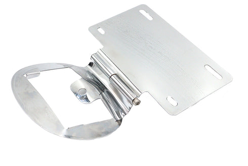 V-Twin License Plate Relocation Bracket Chrome - 31-1472