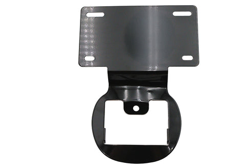 V-Twin License Plate Relocation Bracket Black - 31-1473
