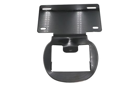 V-Twin License Plate Relocation Bracket Black - 31-1473