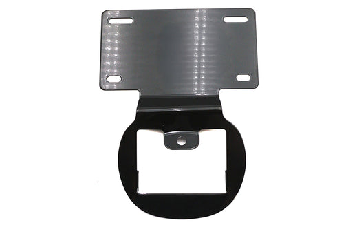 V-Twin License Plate Relocation Bracket Black - 31-1473