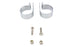 V-Twin Chrome 1-7/8 inch Exhaust Clamp Set - 31-1647