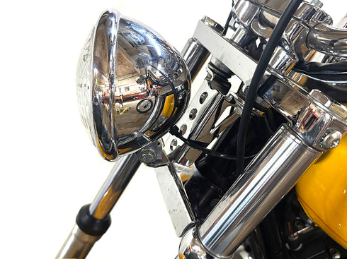 V-Twin Bates Bottom Mount Bracket Chrome - 31-1888