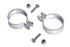 V-Twin Chrome 1-7/8 inch Muffler End Clamp Set - 31-2103