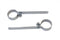 V-Twin Chrome 1-7/8 inch Exhaust Hanger Clamp Set - 31-2105
