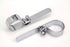 V-Twin Chrome 1-3/4 inch Exhaust inchP inch Clamp Set - 31-2146