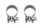 OE OE M8 Muffler Clamp Set Stainless Steel - 31-2341