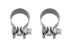 OE OE M8 Muffler Clamp Set Stainless Steel - 31-2341