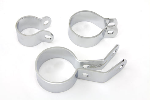 V-Twin Chrome Exhaust Clamp Kit - 31-2930