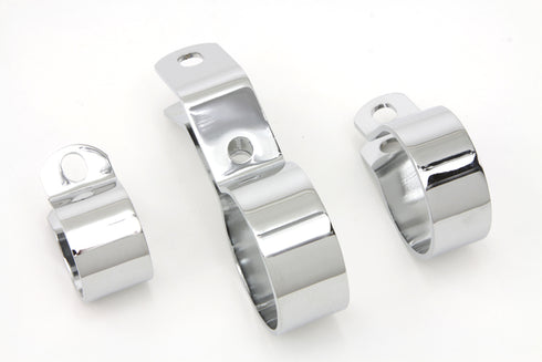 V-Twin Chrome Exhaust Clamp Kit - 31-2930