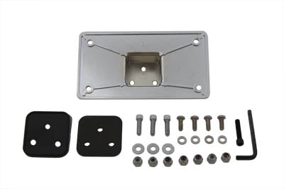 V-Twin License Plate Frame Bracket Kit Chrome - 31-3943