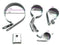 V-Twin Chrome Exhaust Clamp Kit - 31-3951