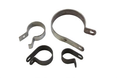 V-Twin Parkerized Exhaust Clamp Kit - 31-9005