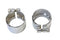 V-Twin Chrome 1-3/4 inch Seamless Exhaust Clamp Set - 31-9920