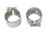 V-Twin Chrome 1-3/4 inch Seamless Exhaust Clamp Set - 31-9920