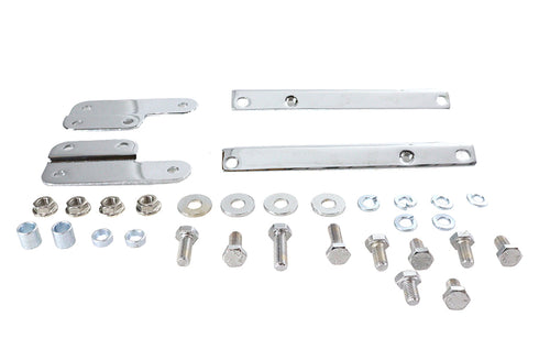National Cycle Windshield Mount Kit Chrome - 31-9933